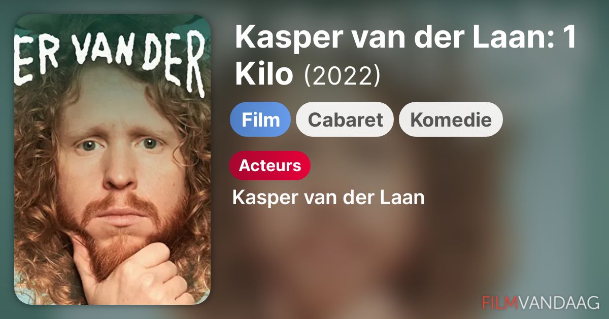 Kasper van der Laan 1 Kilo (film, 2022) FilmVandaag.nl Kasper van der Laan 1 Kilo (film, 2022) FilmVandaag.nl