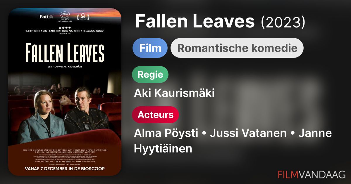Kuolleet lehdet (film, 2023) Nu Online Kijken FilmVandaag.nl