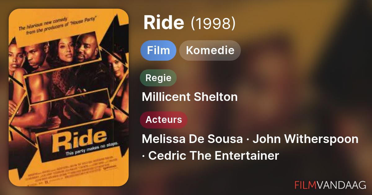 Ride (film, 1998) - FilmVandaag.nl