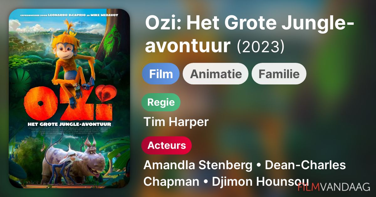 Ozi Voice of the Forest (film, 2023) FilmVandaag.nl
