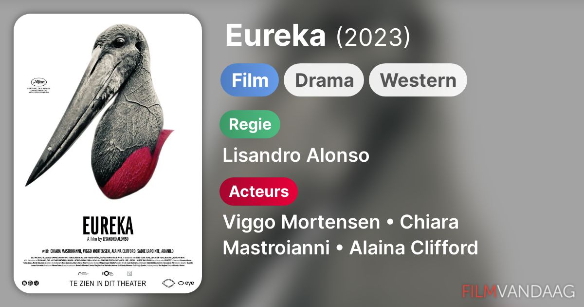 Eureka (film, 2023) FilmVandaag.nl