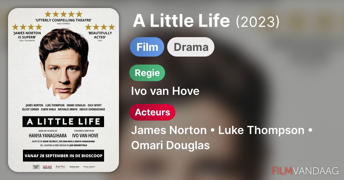 A Little Life (film, 2023) FilmVandaag.nl