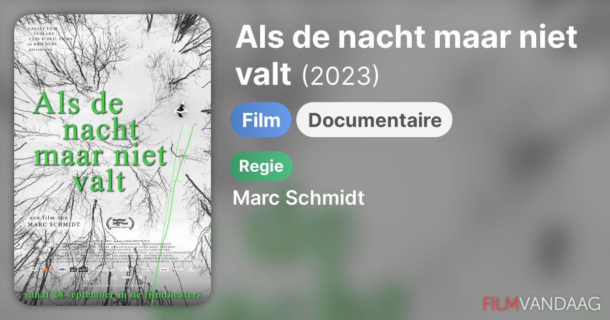 Als de nacht maar niet valt (film, 2023) FilmVandaag.nl