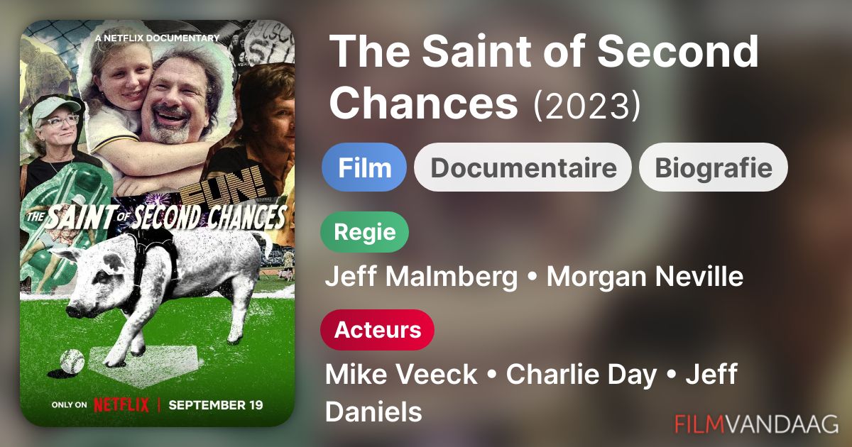 The Saint of Second Chances (film, 2023) FilmVandaag.nl
