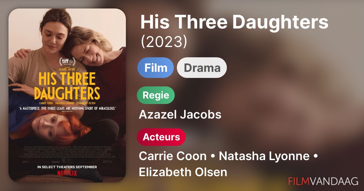 His Three Daughters (film, 2023) FilmVandaag.nl