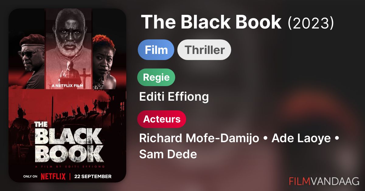 The Black Book (film, 2023) FilmVandaag.nl