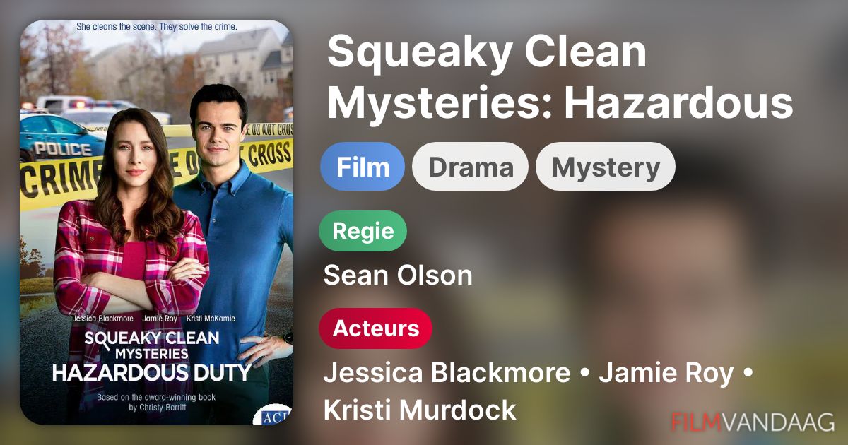 Squeaky Clean Mysteries Hazardous Duty (film, 2022) FilmVandaag.nl