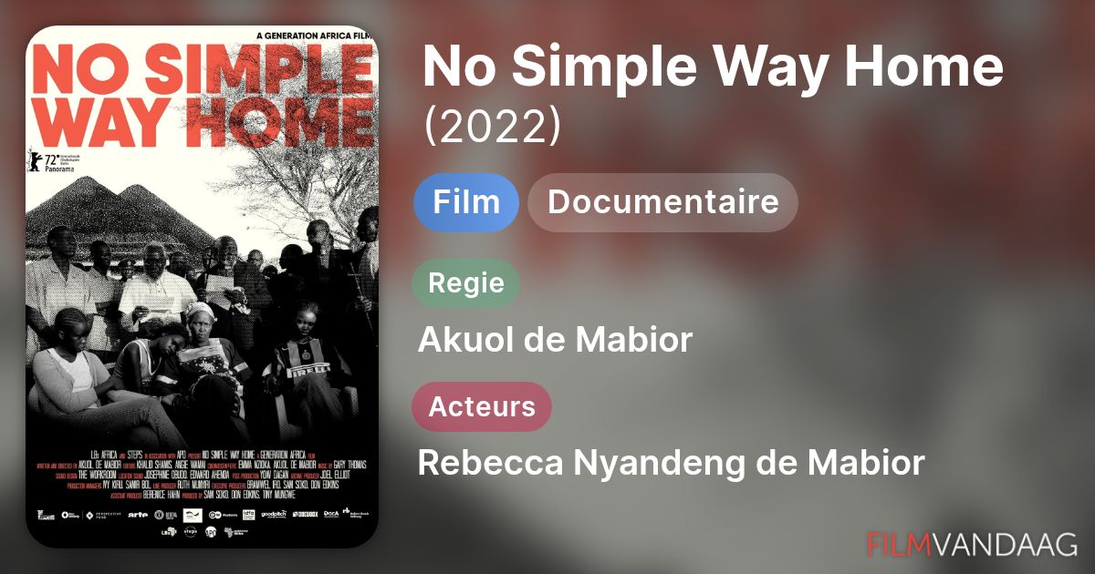 No Simple Way Home (film, 2022) kopen op dvd of blu-ray - FilmVandaag.nl