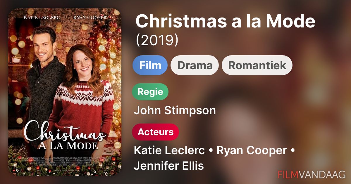 Christmas a la Mode (film, 2019) FilmVandaag.nl