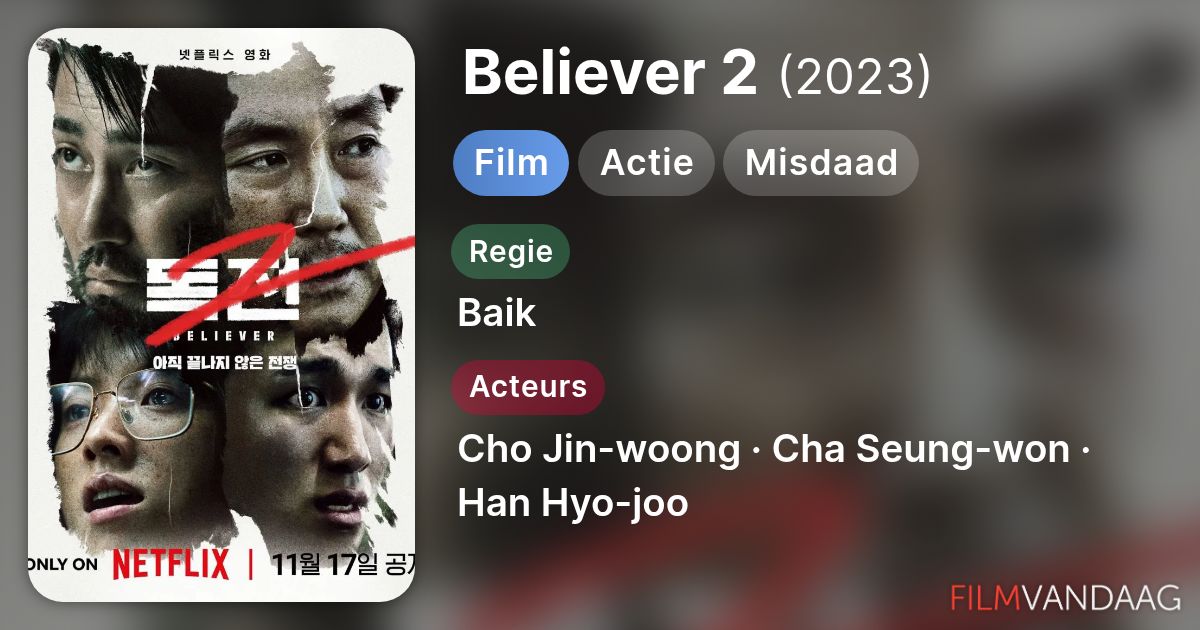 Believer 2 (film, 2023) - FilmVandaag.nl