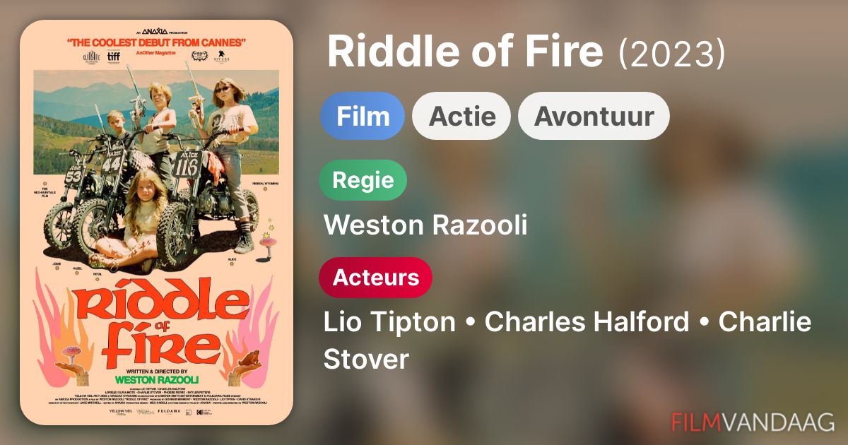 Riddle of Fire (film, 2023) FilmVandaag.nl