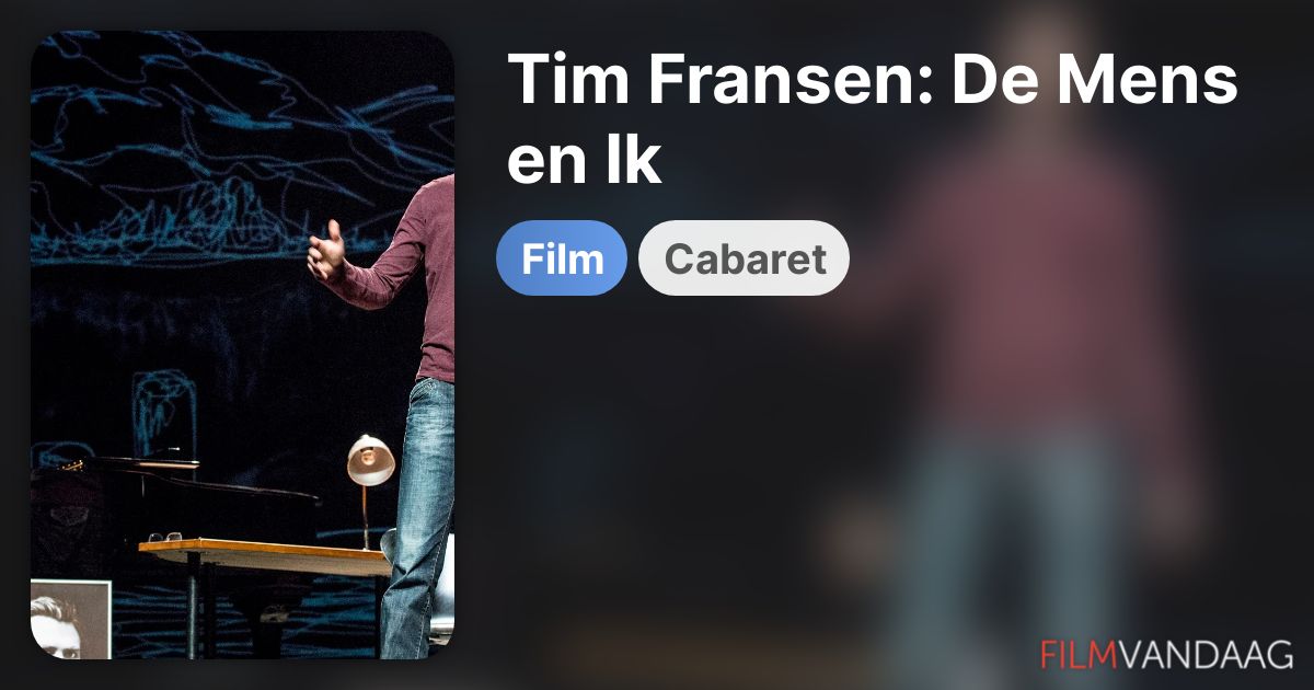 Tim Fransen De Mens En Ik