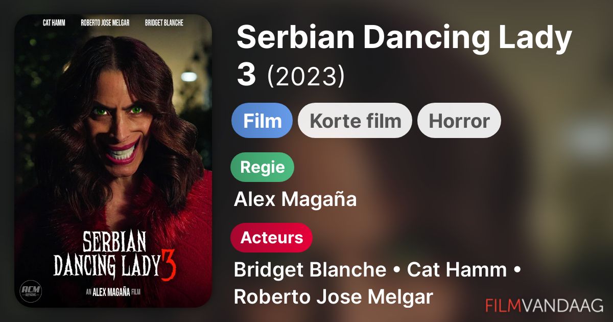 Serbian Dancing Lady 3 (film, 2023) FilmVandaag.nl