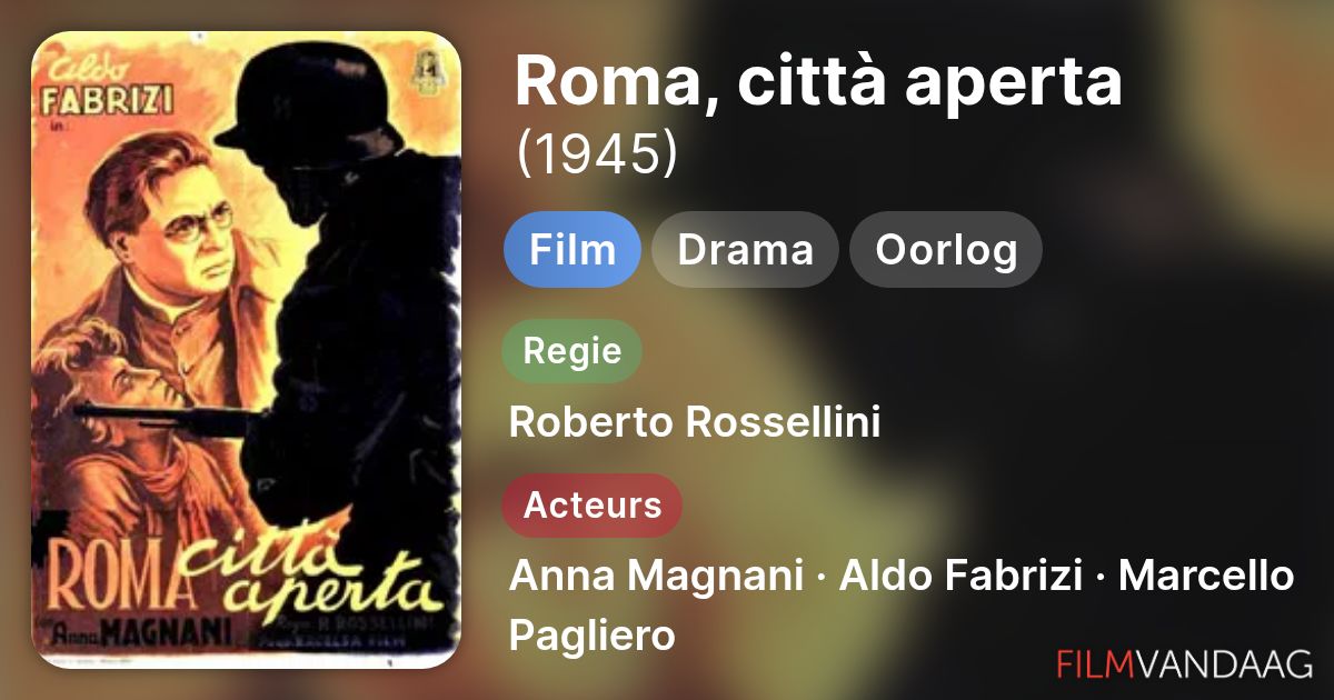 film completo roma citta aperta