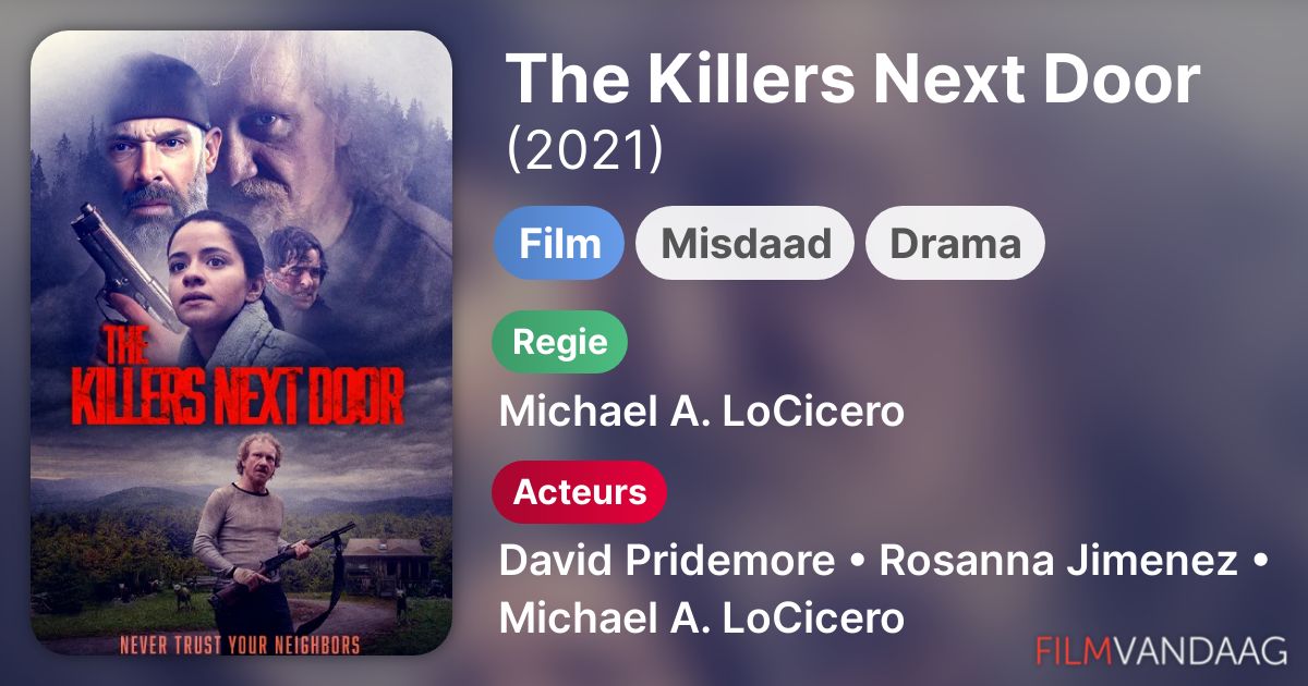 The Killers Next Door (film, 2021) FilmVandaag.nl