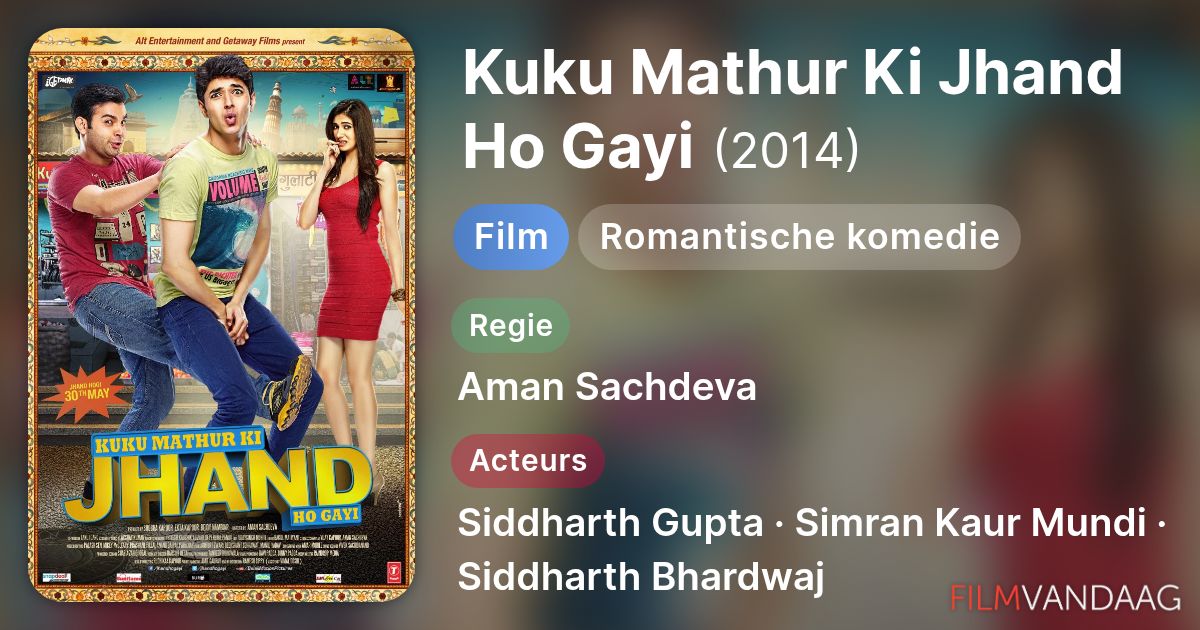 Kuku Mathur Ki Jhand Ho Gayi (film, 2014) FilmVandaag.nl