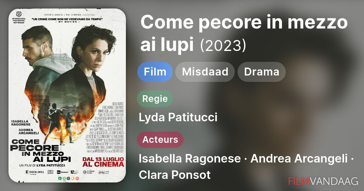 Come pecore in mezzo ai lupi (film, 2023) kopen op dvd of blu-ray