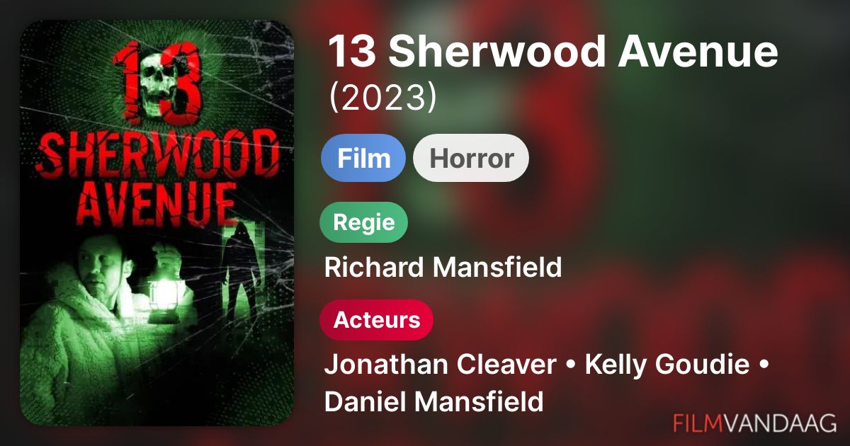 Alle acteurs in 13 Sherwood Avenue (film, 2023) FilmVandaag.nl