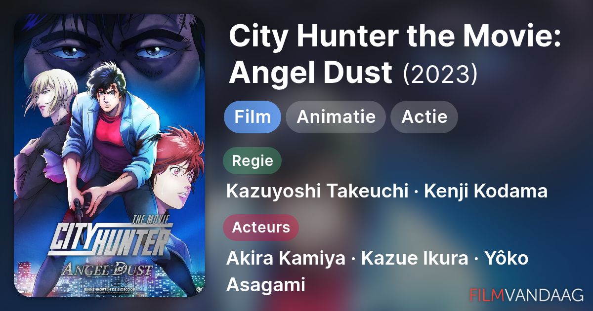 City Hunter the Movie: Angel Dust (film, 2023) - FilmVandaag.nl
