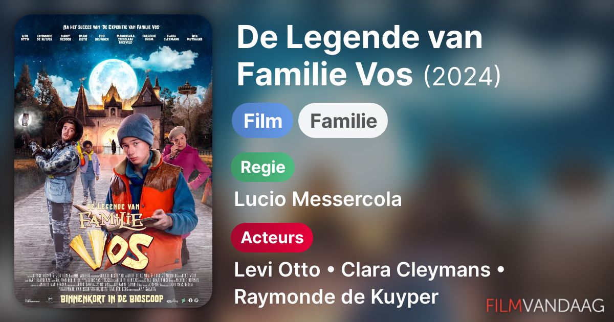 De Legende van Familie Vos (film, 2024) FilmVandaag.nl De Legende van Familie Vos (film, 2024) FilmVandaag.nl