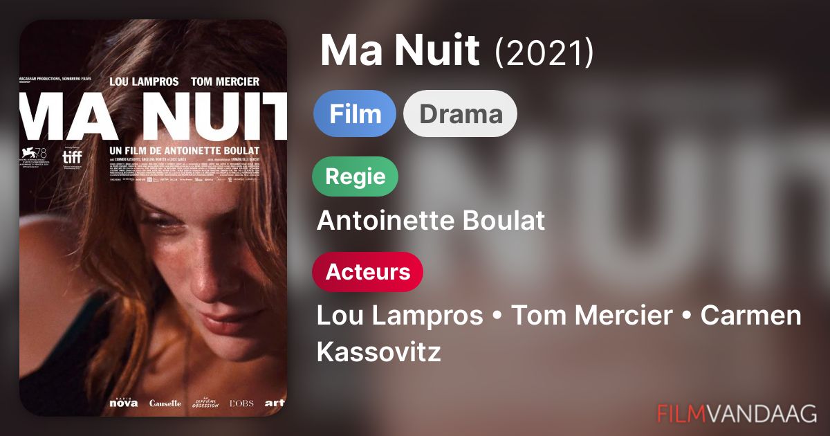 Ma Nuit (film, 2021) FilmVandaag.nl