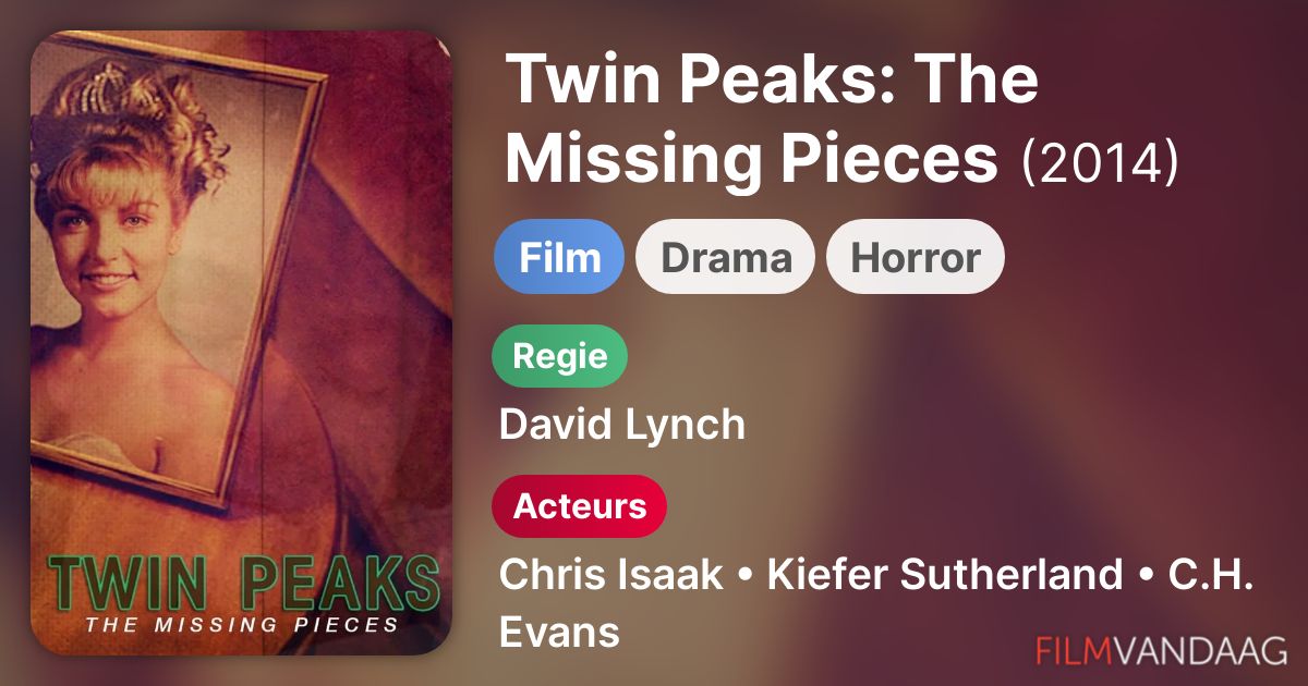 Twin Peaks The Missing Pieces (film, 2014) FilmVandaag.nl