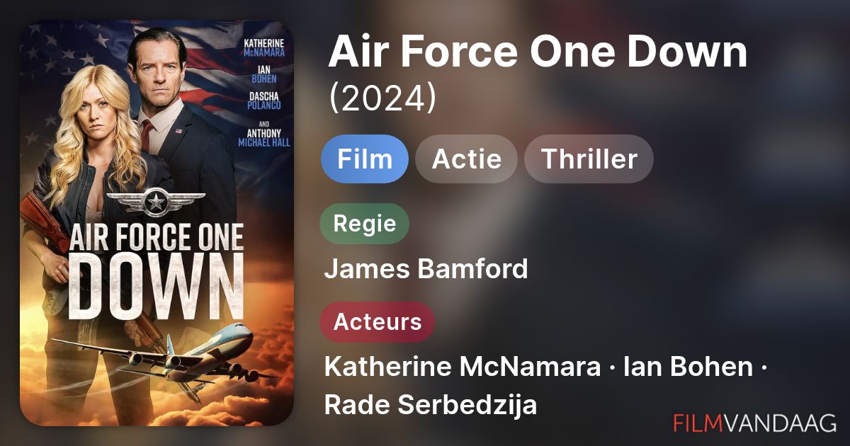 air force one is down film