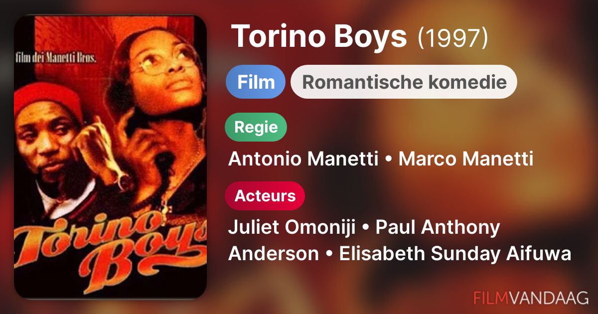 Torino Boys (film, 1997) FilmVandaag.nl