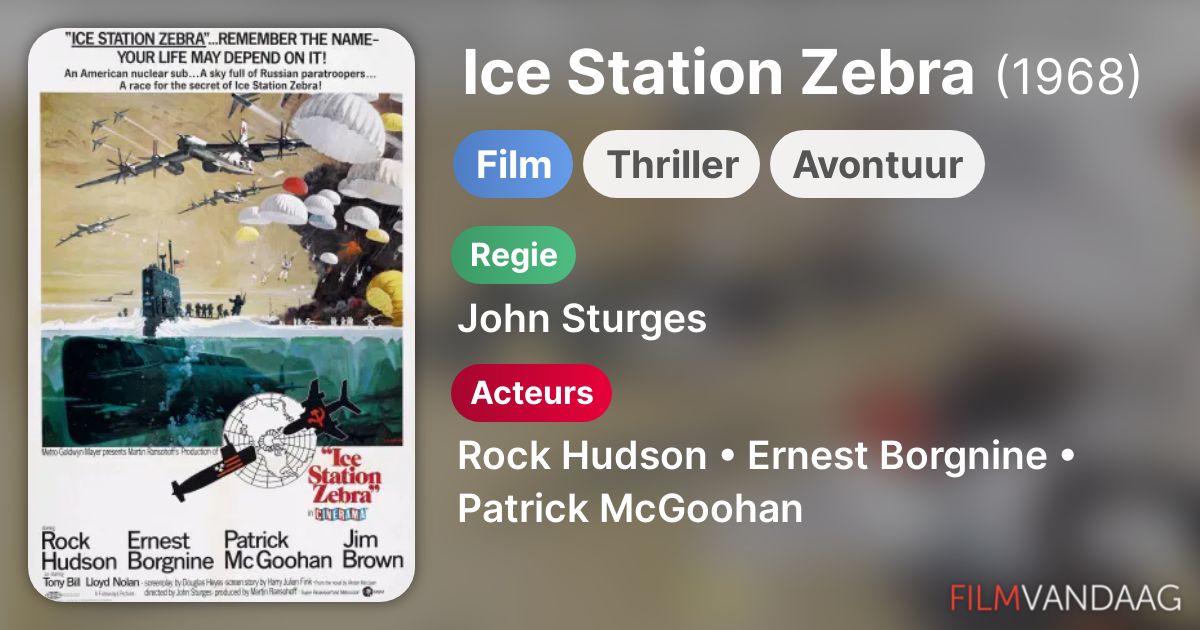 Ice Station Zebra Film 1968 Filmvandaag Nl Ice Station Zebra Film 1968 Filmvandaag Nl