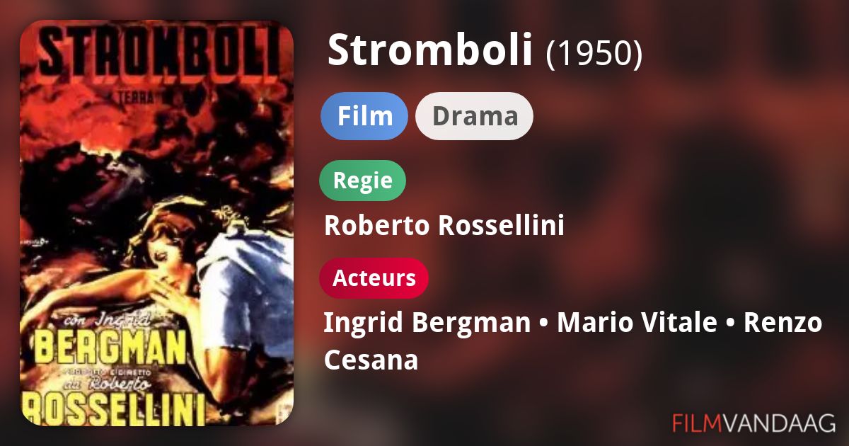 Stromboli (film, 1950) kopen op dvd of bluray FilmVandaag.nl