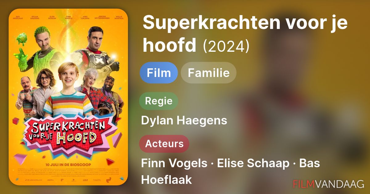 Superkrachten voor je hoofd (film, 2024) - FilmVandaag.nl