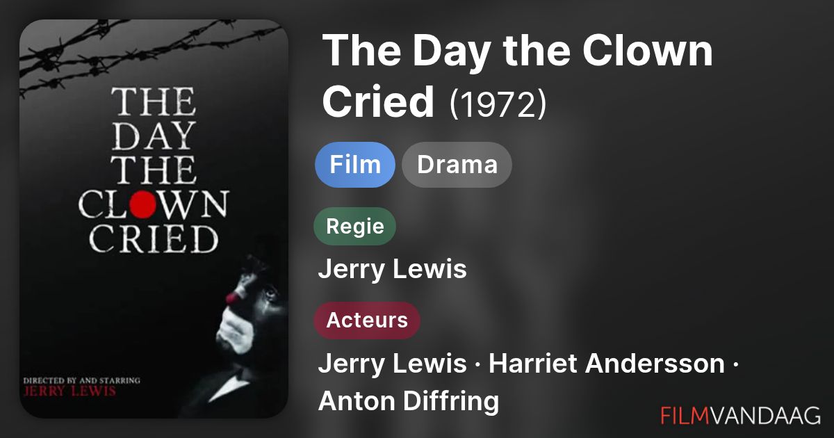 The day the clown cried film 1972 filmvandaag nl