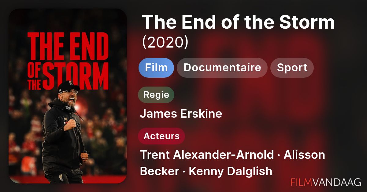 The End of the Storm (film, 2020) kopen op dvd of blu-ray - FilmVandaag.nl
