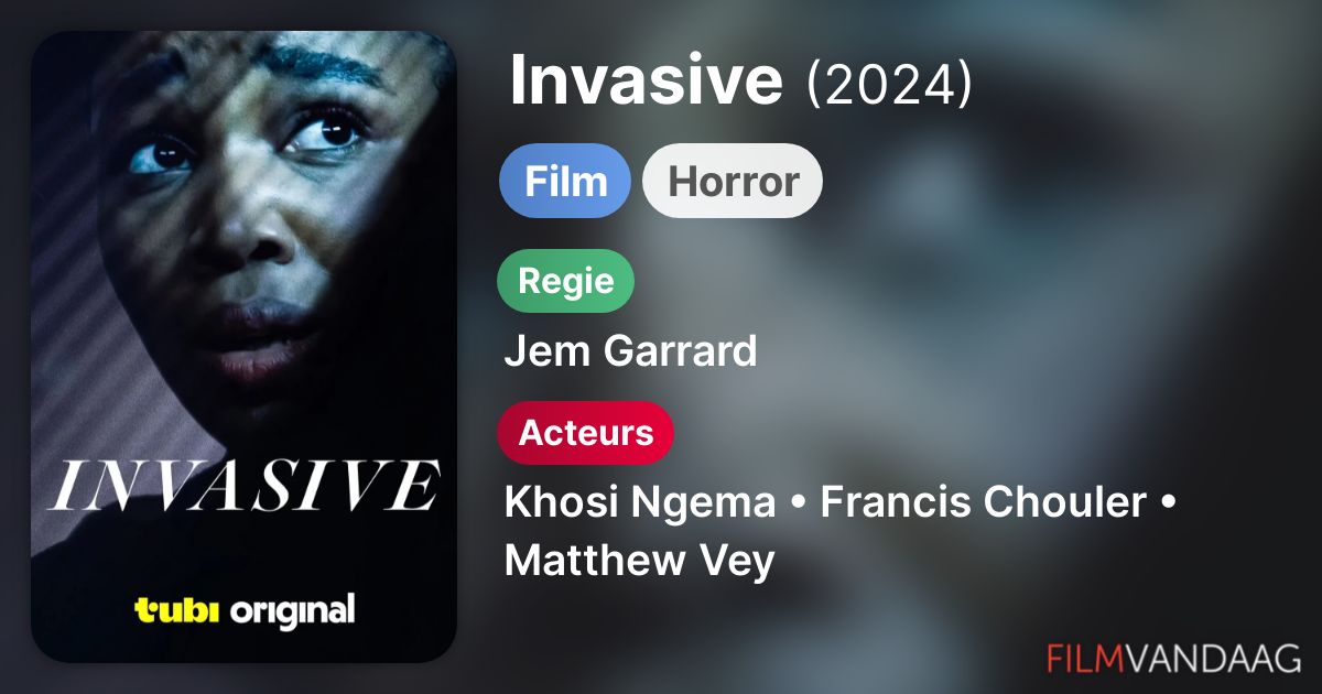 Invasive (film, 2024) kopen op dvd of bluray FilmVandaag.nl