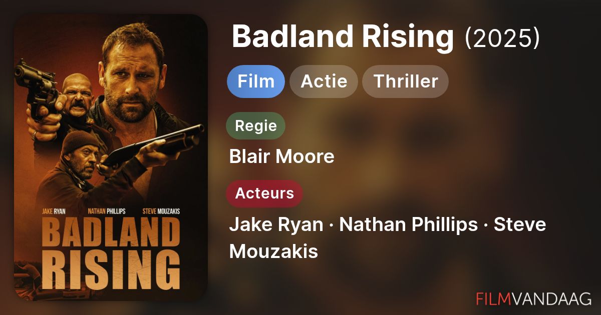Badland Rising (film, 2025) - FilmVandaag.nl