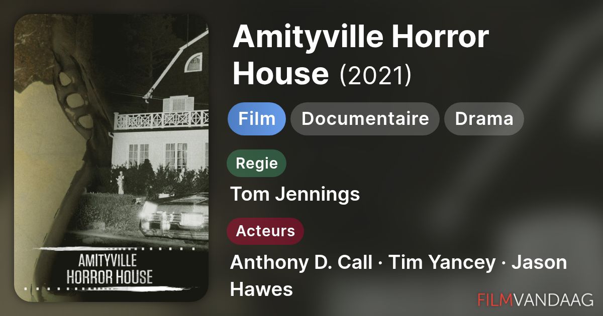 Amityville Horror House (film, 2021) - FilmVandaag.nl