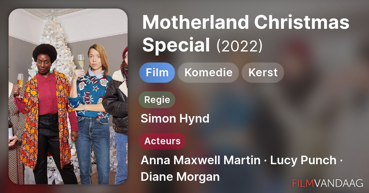 Motherland Christmas Special (film, 2022) kopen op dvd of bluray FilmVandaag.nl