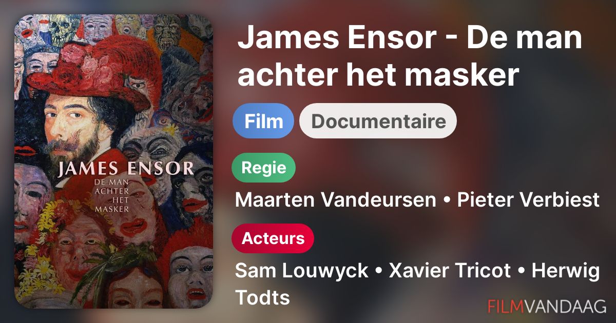 James Ensor - De man achter het masker (film, 2024) - FilmVandaag.nl