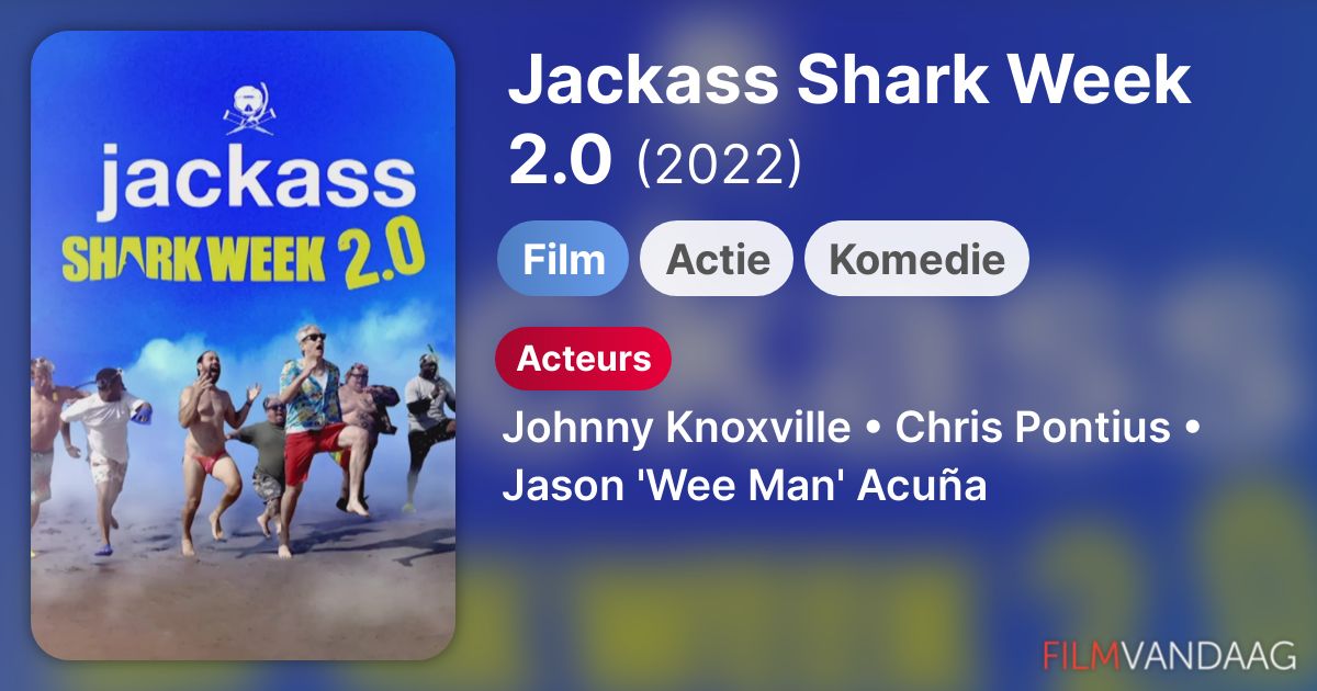 Jackass Shark Week 2.0 (film, 2022) FilmVandaag.nl