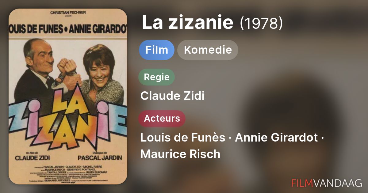 La zizanie (film, 1978) - FilmVandaag.nl