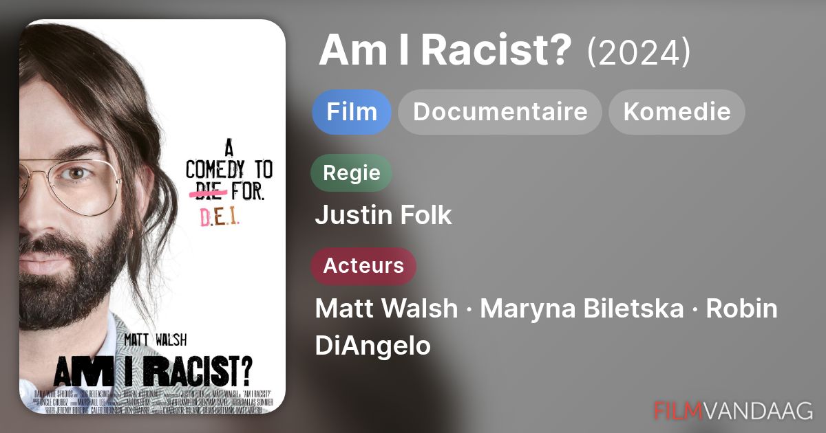 Am I Racist? (film, 2024) - FilmVandaag.nl