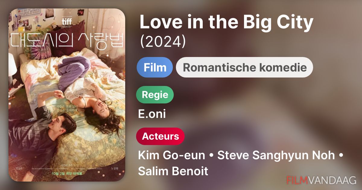 Love in the Big City (film, 2024) FilmVandaag.nl