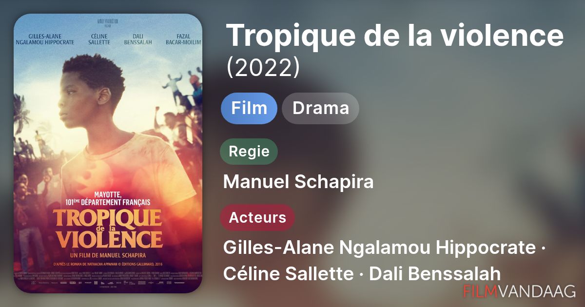 Tropique de la violence (film, 2022) - FilmVandaag.nl