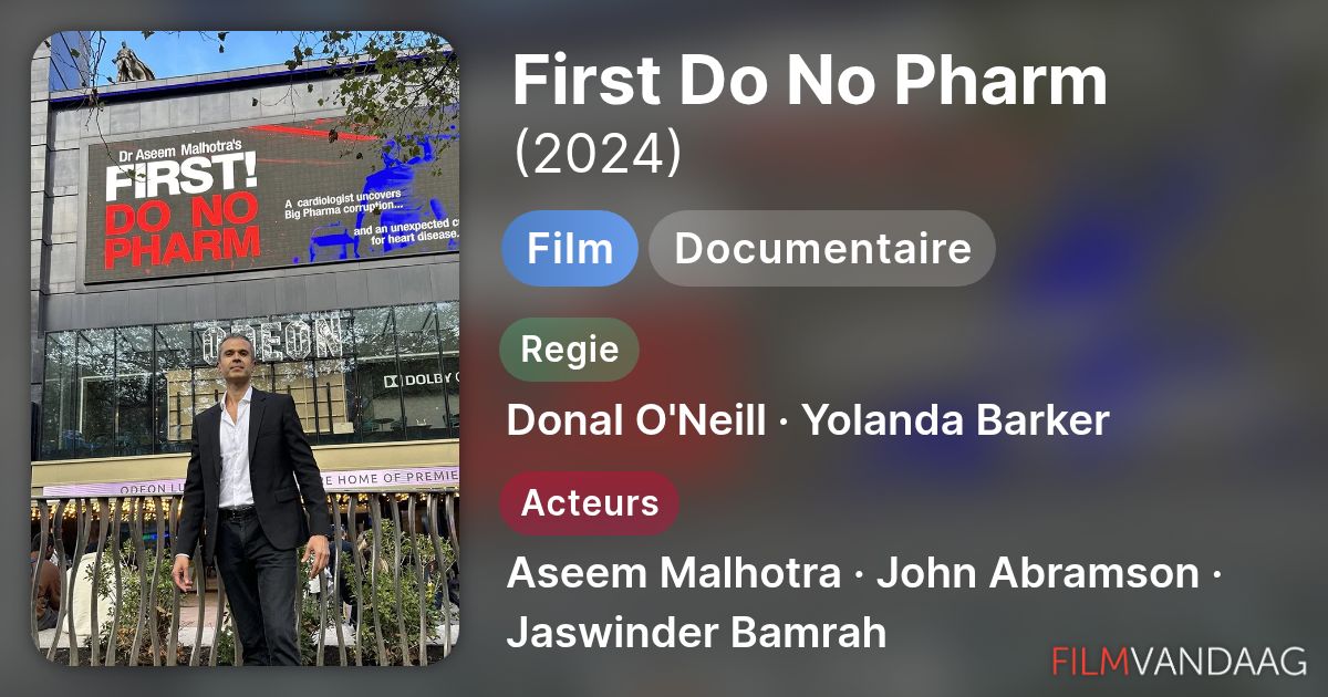 First Do No Pharm (film, 2024) - FilmVandaag.nl