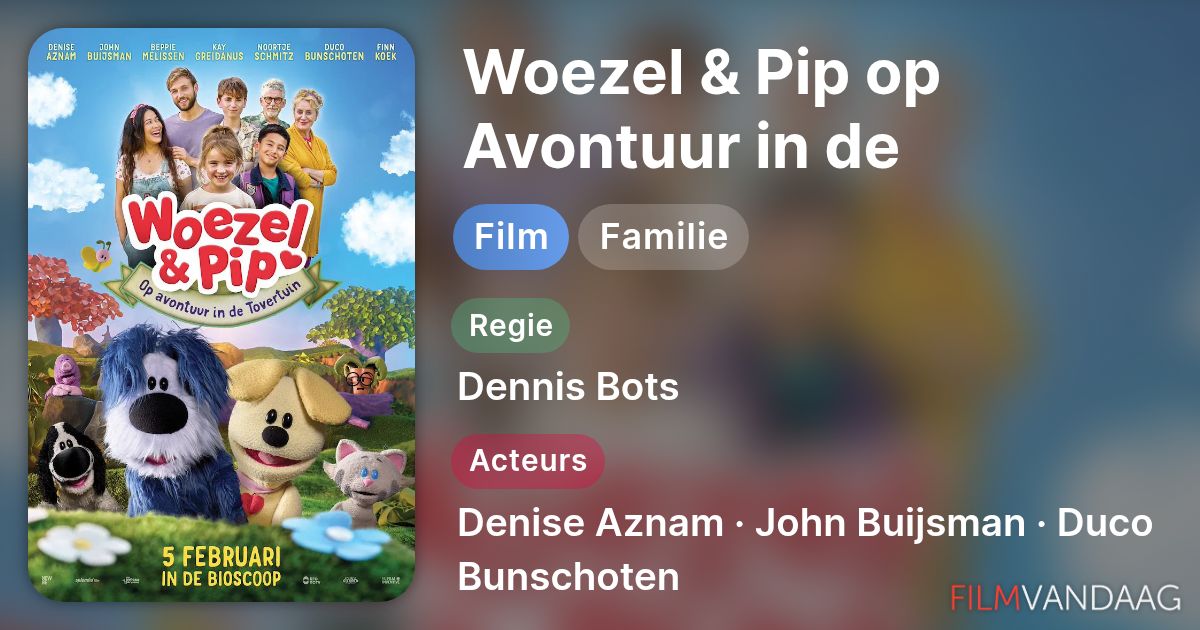 Woezel & Pip op Avontuur in de Tovertuin (film, 2025) - FilmVandaag.nl