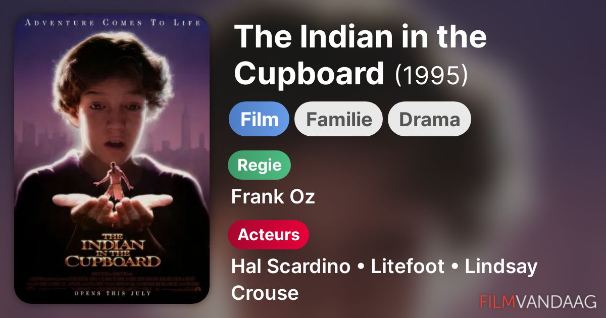 The Indian in the Cupboard (film, 1995) - FilmVandaag.nl
