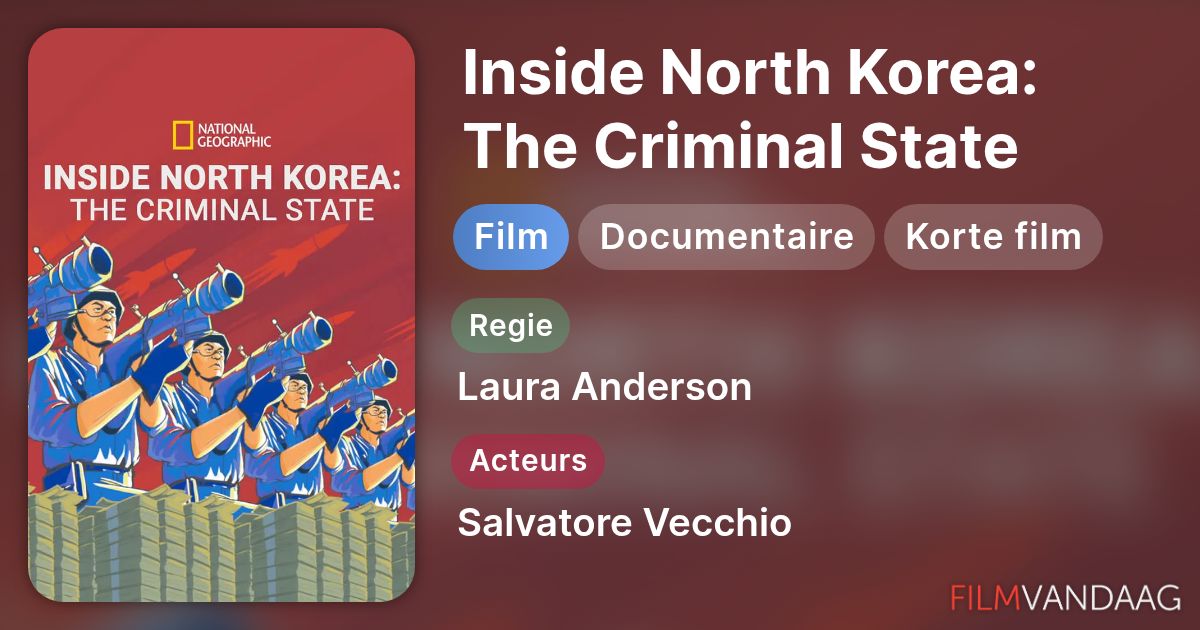 Inside North Korea: The Criminal State (film, 2020) - FilmVandaag.nl