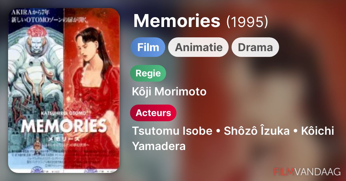 Memories (film, 1995) FilmVandaag.nl