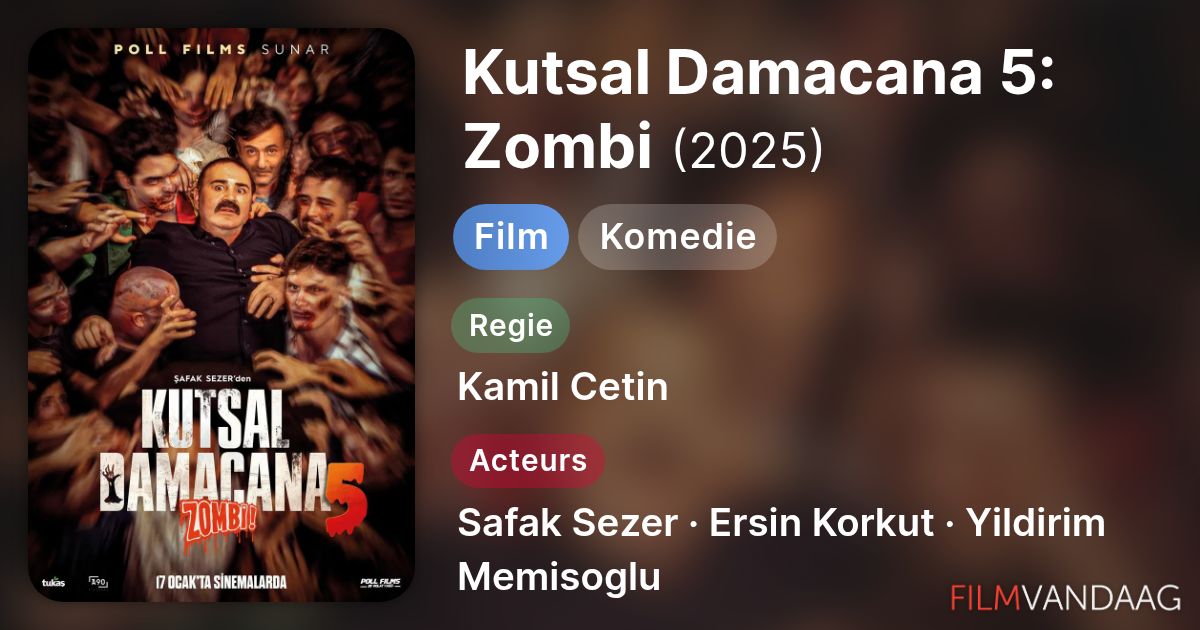 Kutsal Damacana 5 Zombi in de Bioscoop (Alle Bioscooptijden