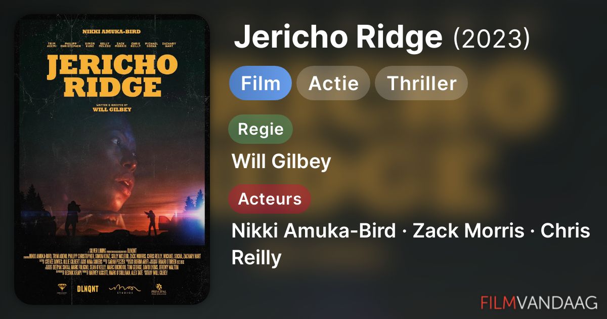 Jericho Ridge Cast Jericho Ridge (film, 2023) - FilmVandaag.nl